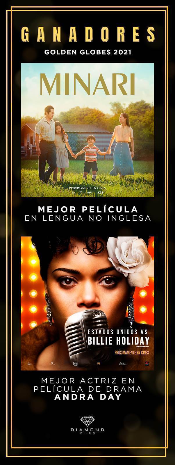 🎬 Ganadores de los Golden Globes 2021🎬